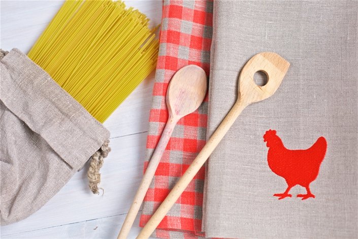 Chiken-title Набор полотенец Курочка (Towel set Chicken) - ViaLino